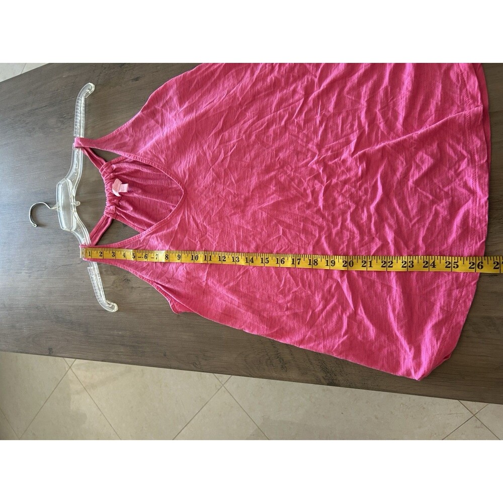 Lilly Pulitzer Tank Top Womens Large Pink Luxletic Racerback Athletic - Picture 5 of 8